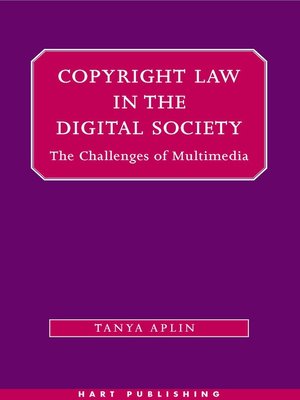cover image of Copyright Law in the Digital Society